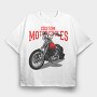 Custom Chopper Ride, Tricou Oversize Barbati (Unisex)
