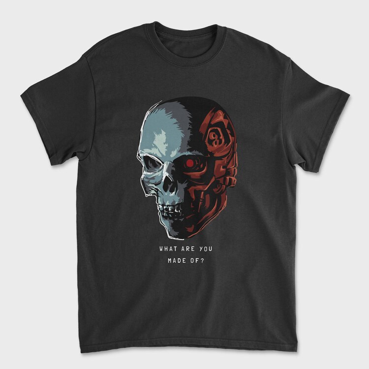 Cyberpunk Skull, Tricou Barbati (Unisex)