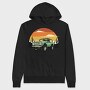Desert Bronco Sunset, Hanorac Oversize Barbati (Unisex)