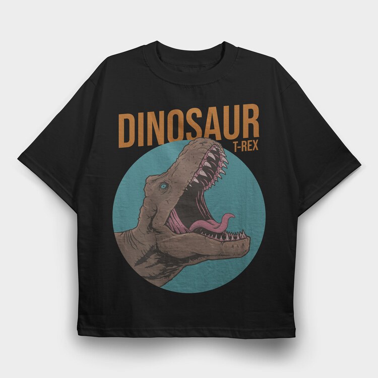 Dino Roar T Rex, Tricou Oversize Barbati (Unisex)