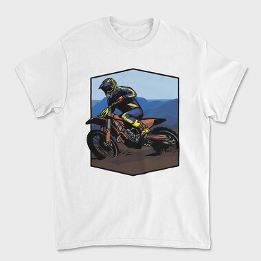 Dirt Bike Rider, Tricou Barbati (Unisex)