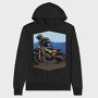 Dirt Bike Rider, Hanorac Oversize Barbati (Unisex)