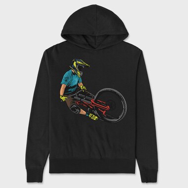 Dirt Jump Rider, Hanorac Oversize Barbati (Unisex)