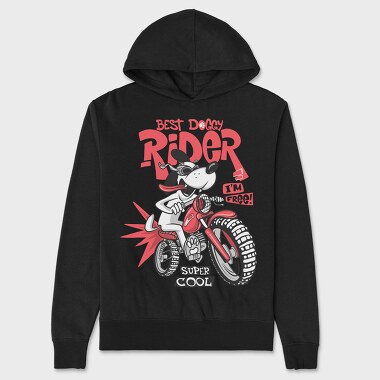 Doggy Rider Free, Hanorac Oversize Barbati (Unisex)