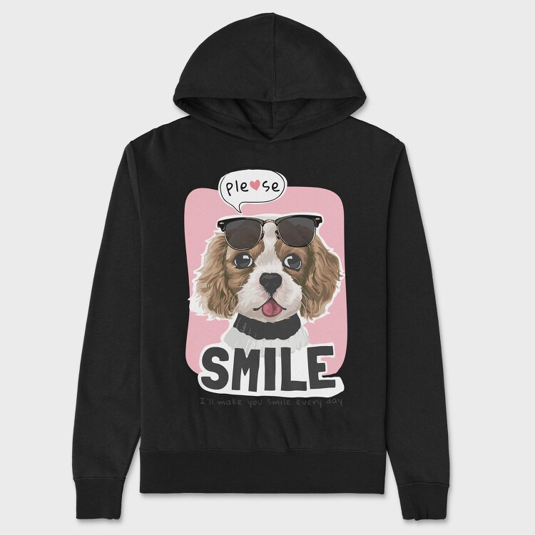 Doggy Smile, Hanorac Oversize Barbati (Unisex)