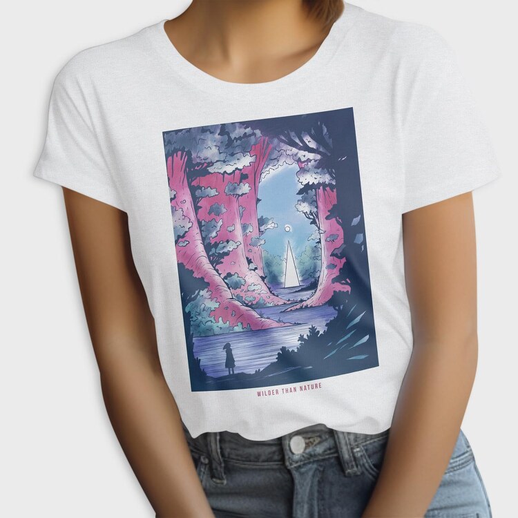 Fantasy_Landscape_04, Tricou Femei