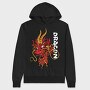 Dragon Fire Roar, Hanorac Oversize Barbati (Unisex)