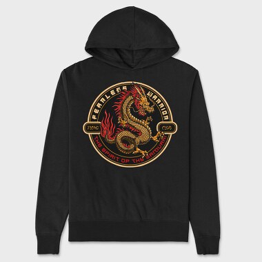 Dragon Warrior Club, Hanorac Oversize Barbati (Unisex)