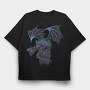 Dragons Breath, Tricou Oversize Barbati (Unisex)