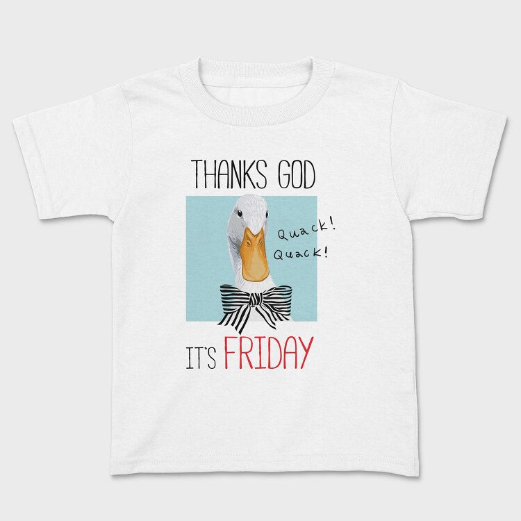 Duck Quack Friday, Tricou Copii