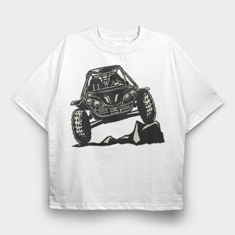 Dune Buggy Adventure, Tricou Oversize Barbati (Unisex)