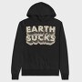 Earth Sucks, Hanorac Oversize Barbati (Unisex)