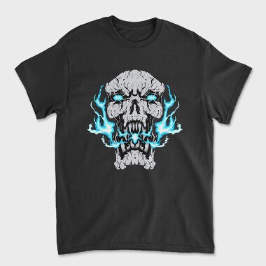 Electric Skull, Tricou Barbati (Unisex)