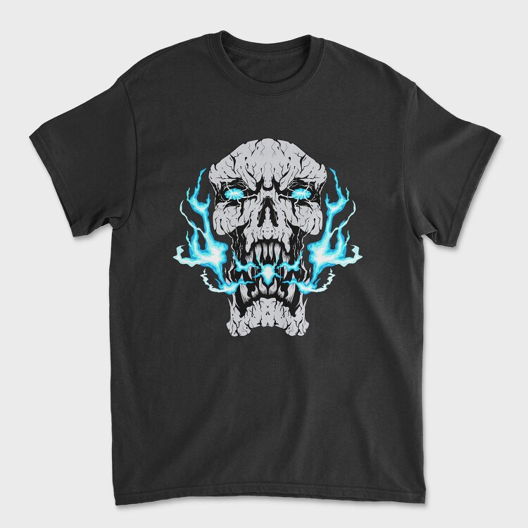 Electric Skull, Tricou Barbati (Unisex)