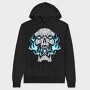 Electric Skull, Hanorac Oversize Barbati (Unisex)