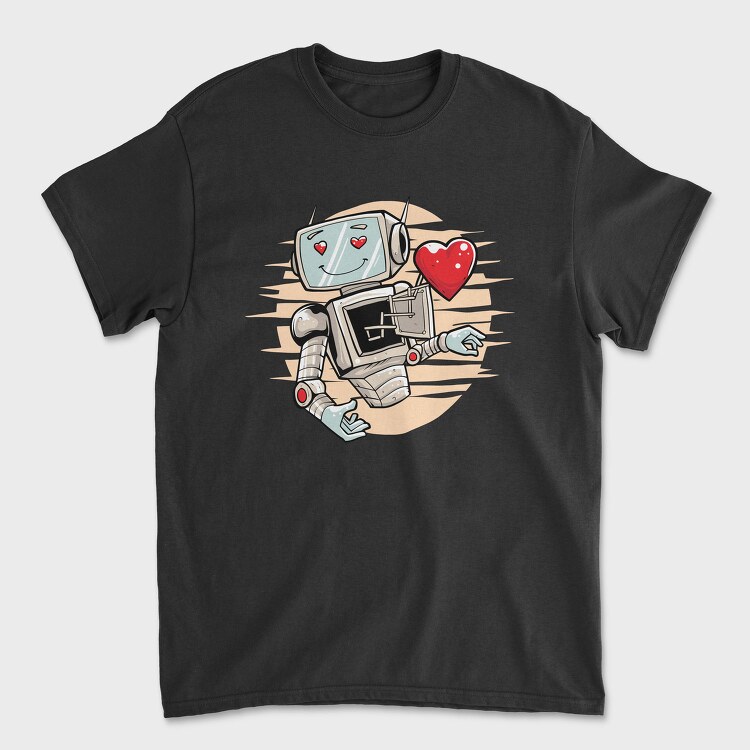 Cyber Heart Beat, Tricou Barbati (Unisex)