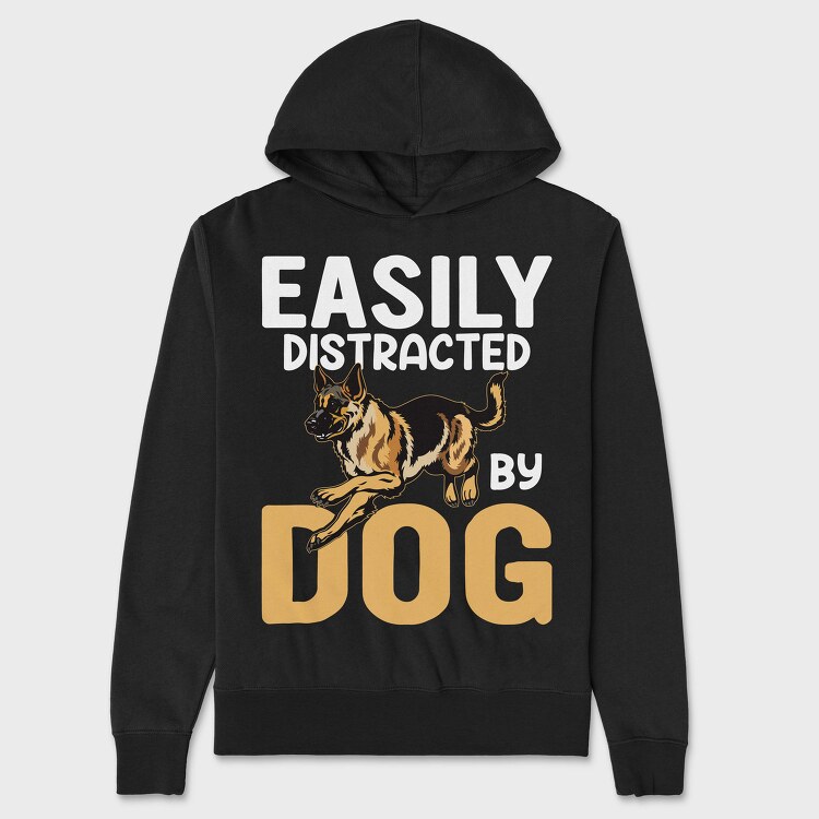 Dog Run, Hanorac Oversize Barbati (Unisex)