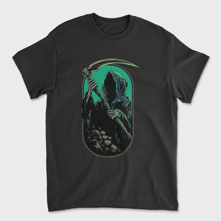 Grim Reaper Neon, Tricou Barbati (Unisex)