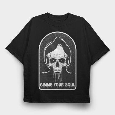 Grim Reaper Soul, Tricou Oversize Barbati (Unisex)