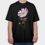 Cosmos Flower 01, Tricou Oversize Barbati (Unisex)