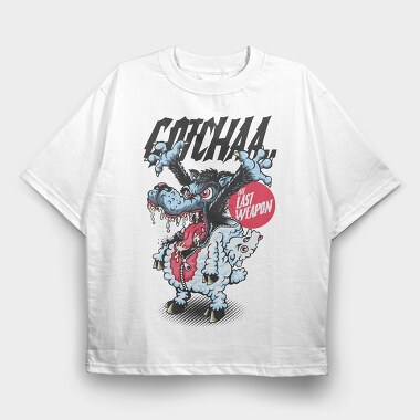 Last Weapon Howl, Tricou Oversize Barbati (Unisex)