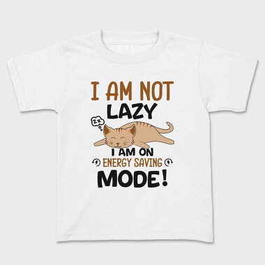 Lazy Cat Energy Saver, Tricou Copii