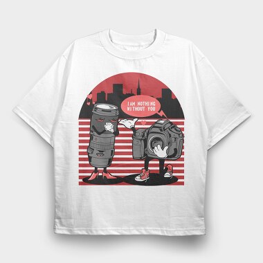 Lens Love Confession, Tricou Oversize Barbati (Unisex)