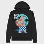 Lets Go Snorkel Bear, Hanorac Oversize Barbati (Unisex)