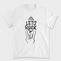 Lets Rock Hand Sign, Tricou Barbati (Unisex)