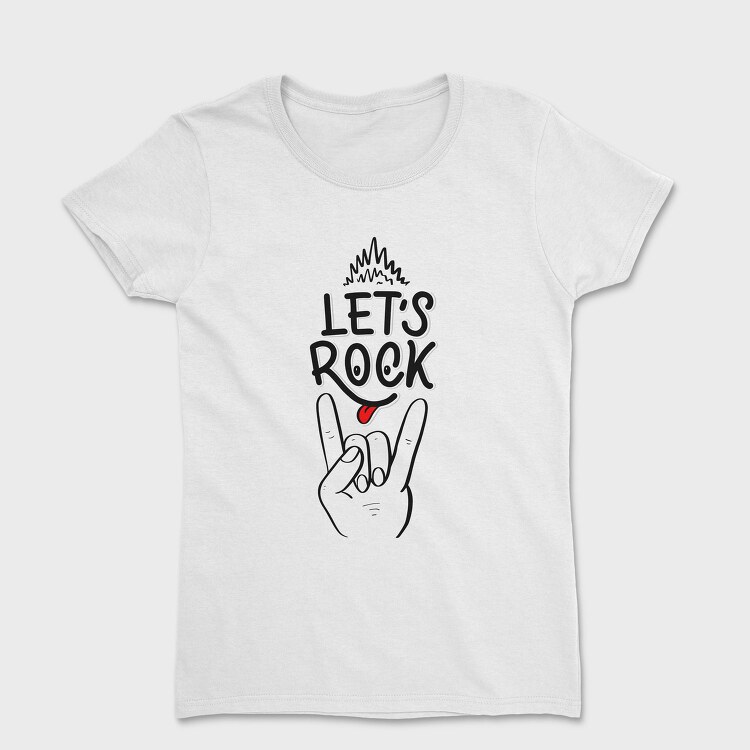 Lets Rock Hand Sign, Tricou Femei