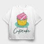 Life Is Better With Cupcake, Tricou Oversize Barbati (Unisex)