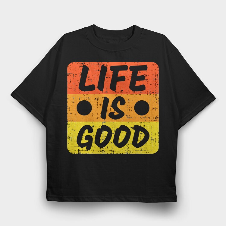 Lifegood Vibes, Tricou Oversize Barbati (Unisex)