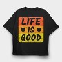 Lifegood Vibes, Tricou Oversize Barbati (Unisex)