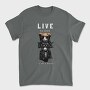 Live To Rebel, Tricou Barbati (Unisex)
