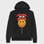 Lollipop Smiley, Hanorac Oversize Barbati (Unisex)
