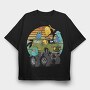 Monster Academy Ride, Tricou Oversize Barbati (Unisex)
