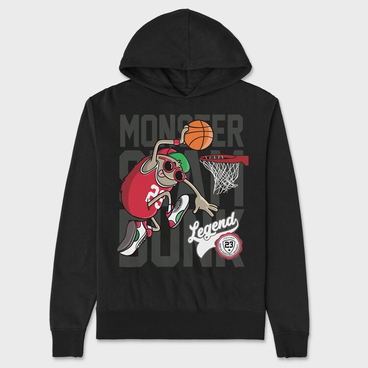 Monster Slam Legend, Hanorac Oversize Barbati (Unisex)