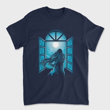Moonlit Window, Tricou Barbati (Unisex)