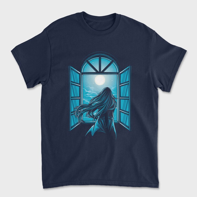 Moonlit Window, Tricou Barbati (Unisex)
