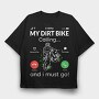 Motorcycle Call, Tricou Oversize Barbati (Unisex)
