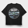 Space Explorer Galaxy, Tricou Oversize Barbati (Unisex)