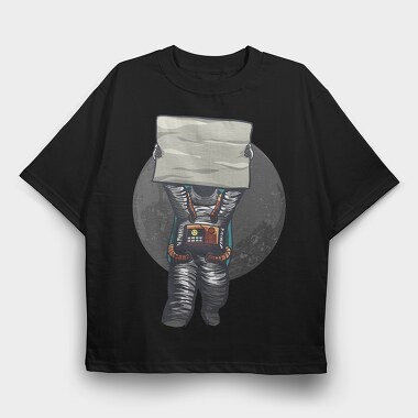 Space Explorer Sign, Tricou Oversize Barbati (Unisex)