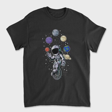 Space Juggling Astronaut, Tricou Barbati (Unisex)