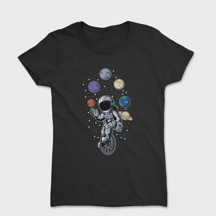 Space Juggling Astronaut, Tricou Femei