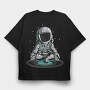 Space Meditate, Tricou Oversize Barbati (Unisex)