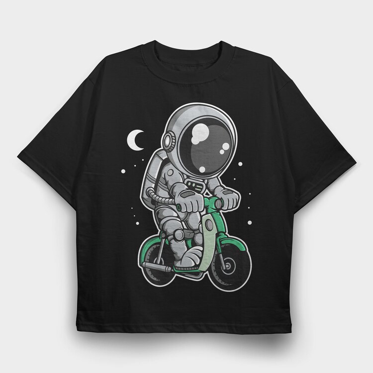 Space Rider 2, Tricou Oversize Barbati (Unisex)