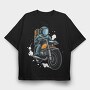 Space Rider 3, Tricou Oversize Barbati (Unisex)
