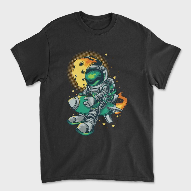 Space Rocket Buddy, Tricou Barbati (Unisex)