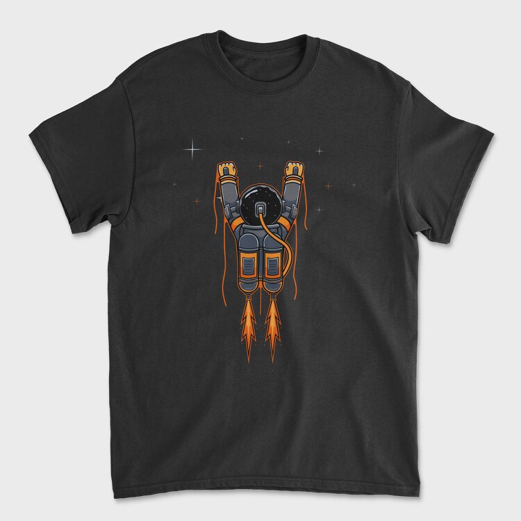 Space Rocket Man, Tricou Barbati (Unisex)