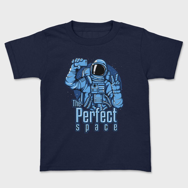 Space Selfie Astronaut, Tricou Copii